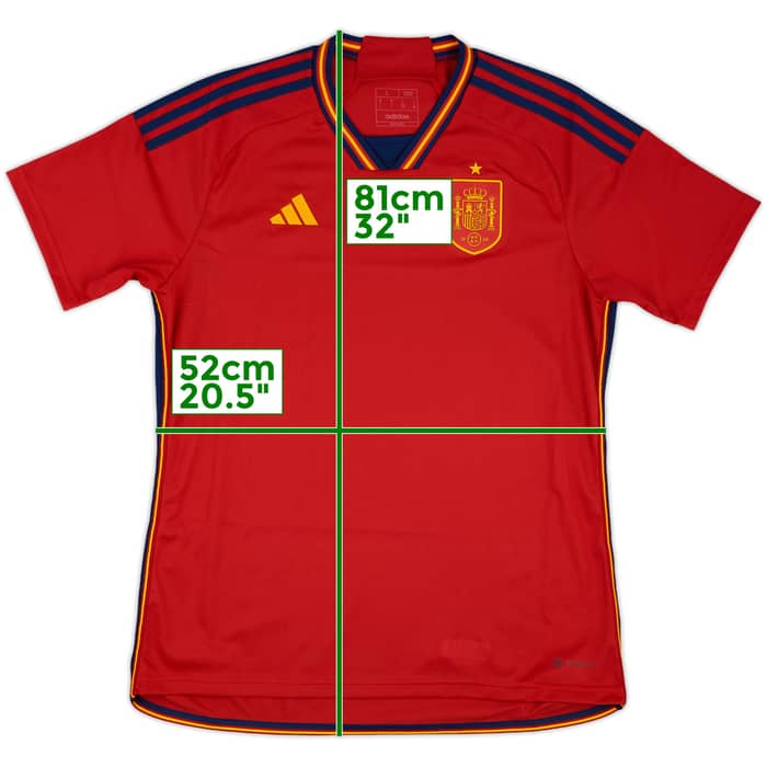 2022-23 Spain Home Shirt - 10/10 - (L)
