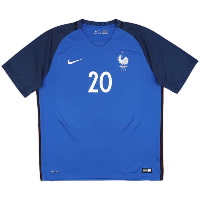 2016-17 France Home Shirt Mbappe #20 - 8/10 - (XL)