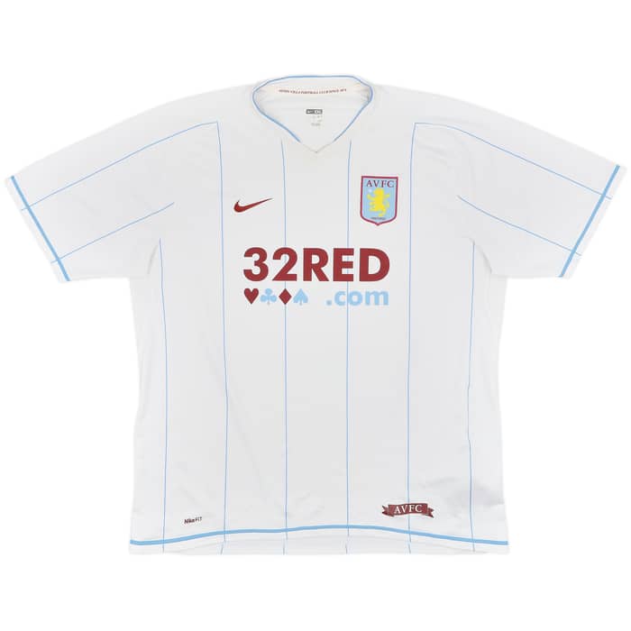 2007-08 Aston Villa Away Shirt Carew #10 - 8/10 - (XXL)