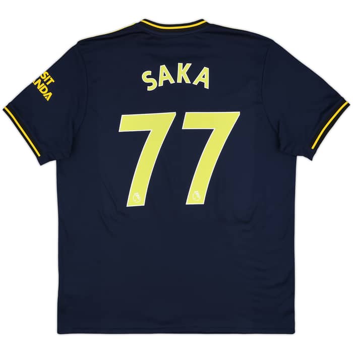 2019-20 Arsenal Third Shirt Saka #77 - 9/10 - (XL)