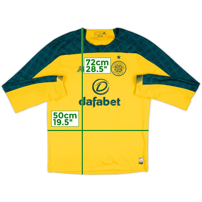 2019-20 Celtic Away L/S Shirt - 10/10 - (M)