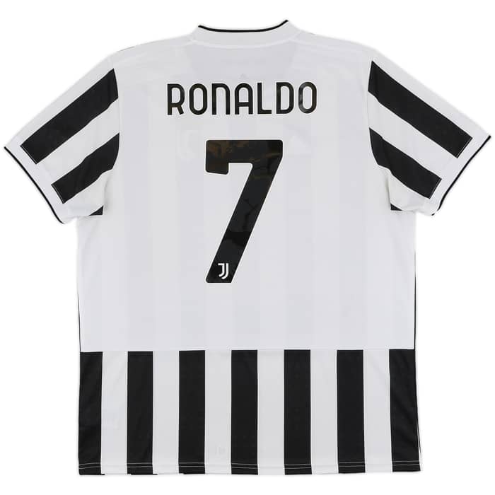 2021-22 Juventus Home Shirt Ronaldo #7 - 7/10 - (XL)