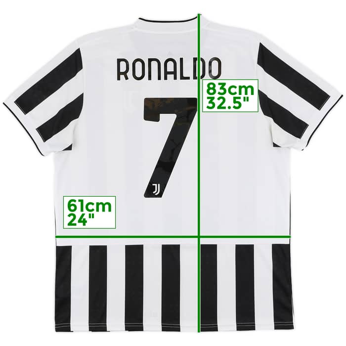 2021-22 Juventus Home Shirt Ronaldo #7 - 7/10 - (XL)