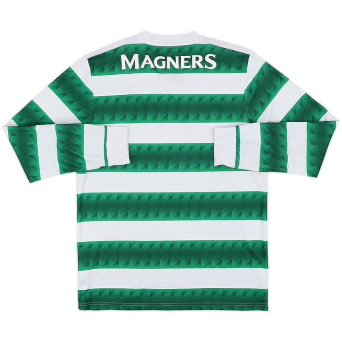 2022-23 Celtic Home L/S Shirt - 6/10 - (M)