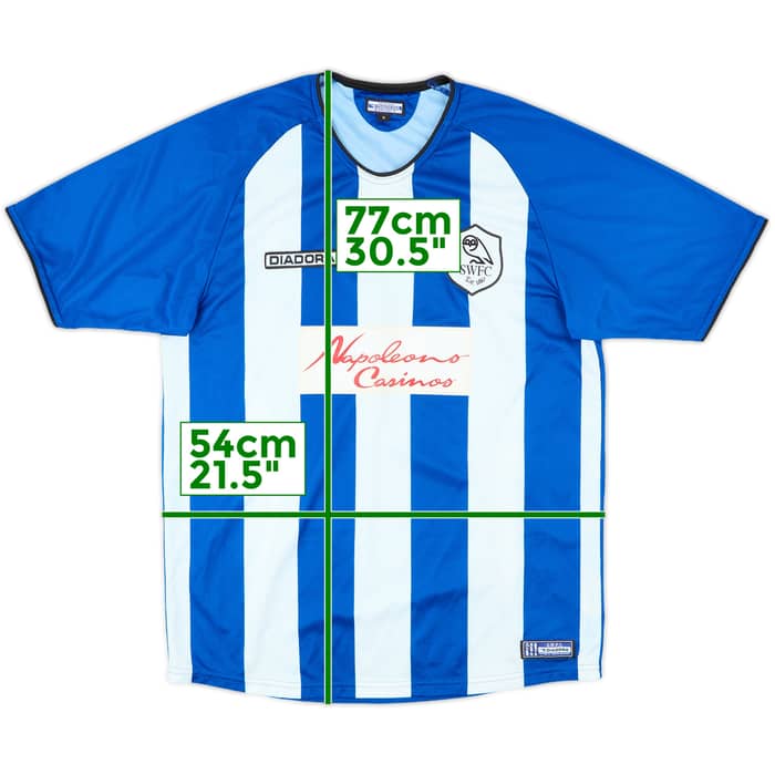 2003-05 Sheffield Wednesday Home Shirt - 8/10 - (M)