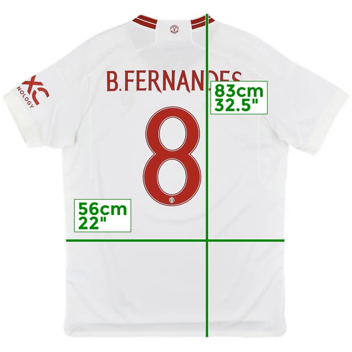 2023-24 Manchester United Third Shirt B.Fernandes #8 - 8/10 - (L)