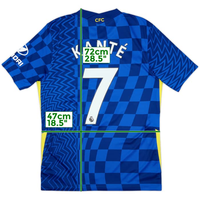 2021-22 Chelsea Home Shirt Kante #7 - 10/10 - (M)