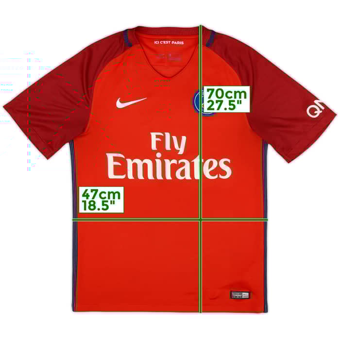 2016-17 Paris Saint-Germain Away Shirt - 6/10 - (S)