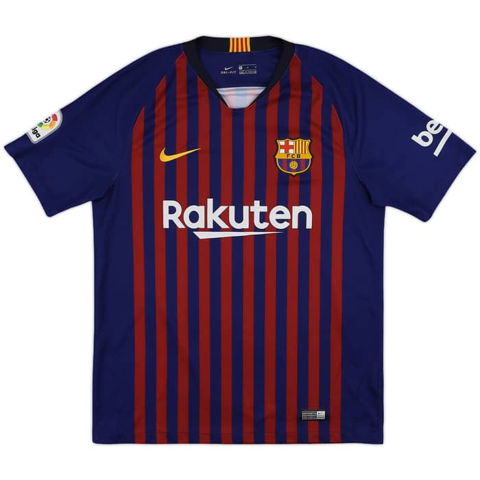 2018-19 Barcelona Home Shirt Messi #10 - 10/10 - (M)