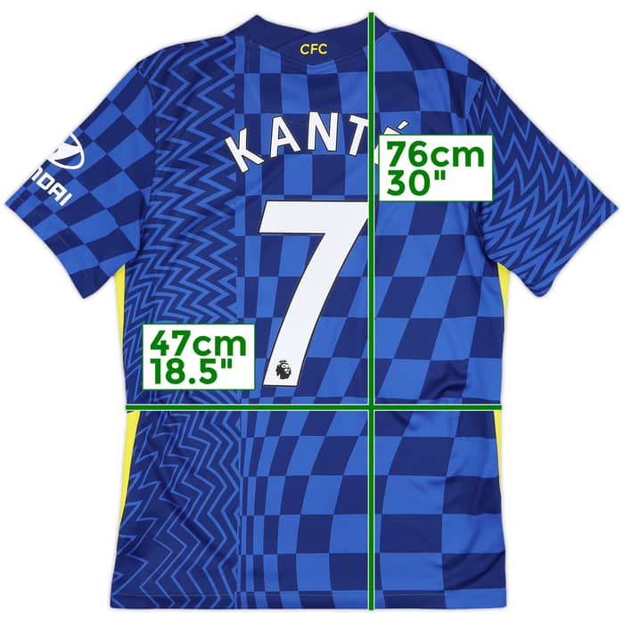 2021-22 Chelsea Home Shirt Kante #7 - 10/10 - (M)
