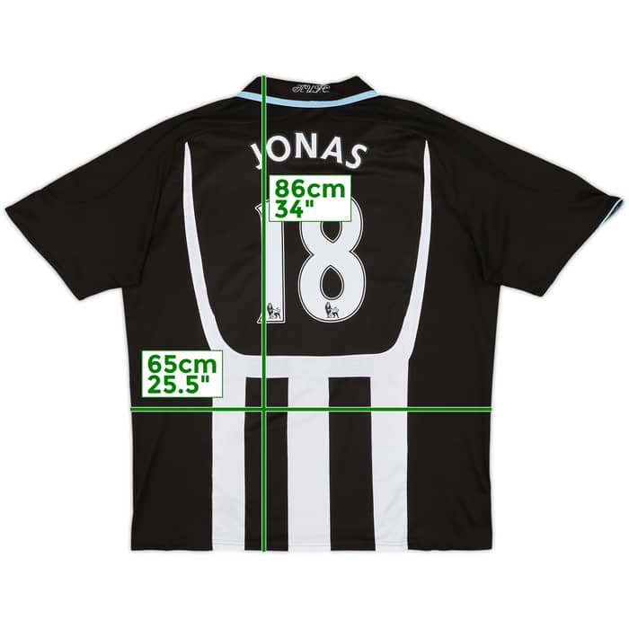 2007-09 Newcastle Home Shirt Jonas #18 - 8/10 - (XL)