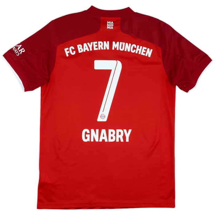 2021-22 Bayern Munich Home Shirt Gnabry #7 - 10/10 - (M)