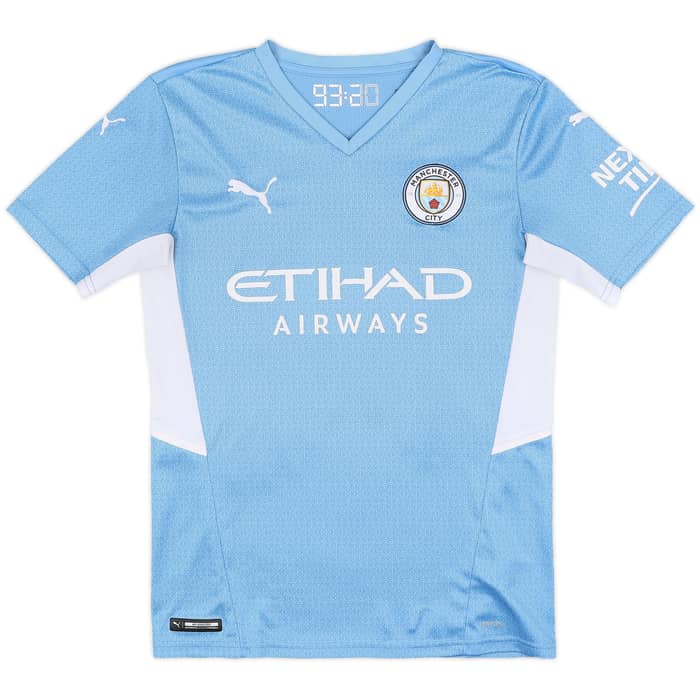 2021-22 Manchester City Home Shirt Gundogan #8 - 8/10 - (S)