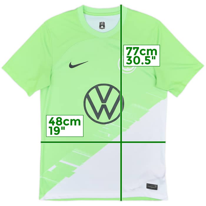 2023-24 Wolfsburg Home Shirt - 9/10 - (M)