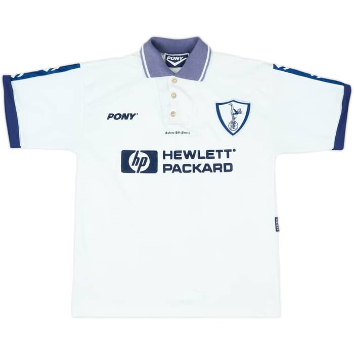 1995-97 Tottenham Home Shirt Sheringham #10 - 8/10 - (M)