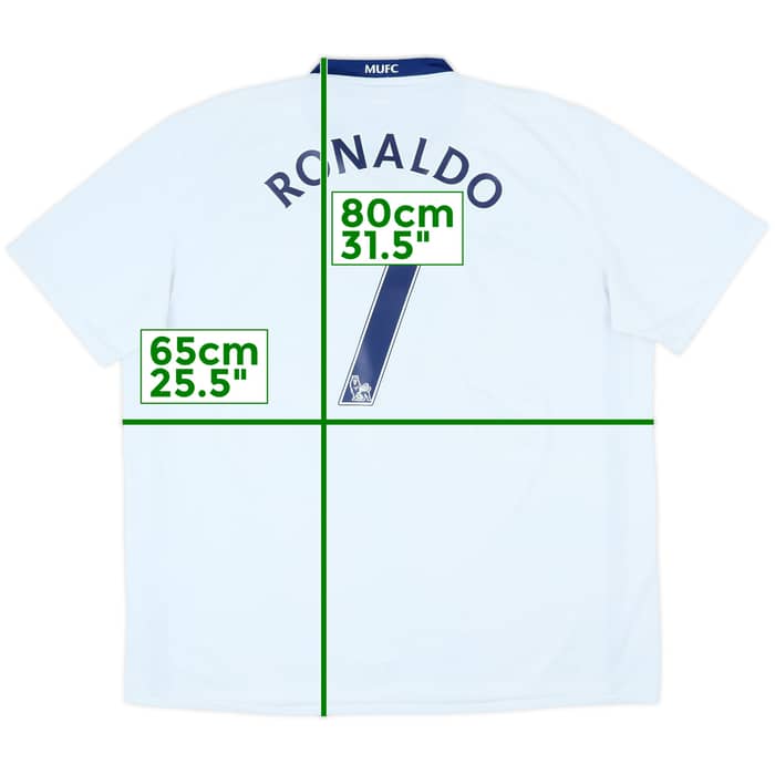 2008-10 Manchester United Away Shirt Ronaldo #7 - 7/10 - (XXL)