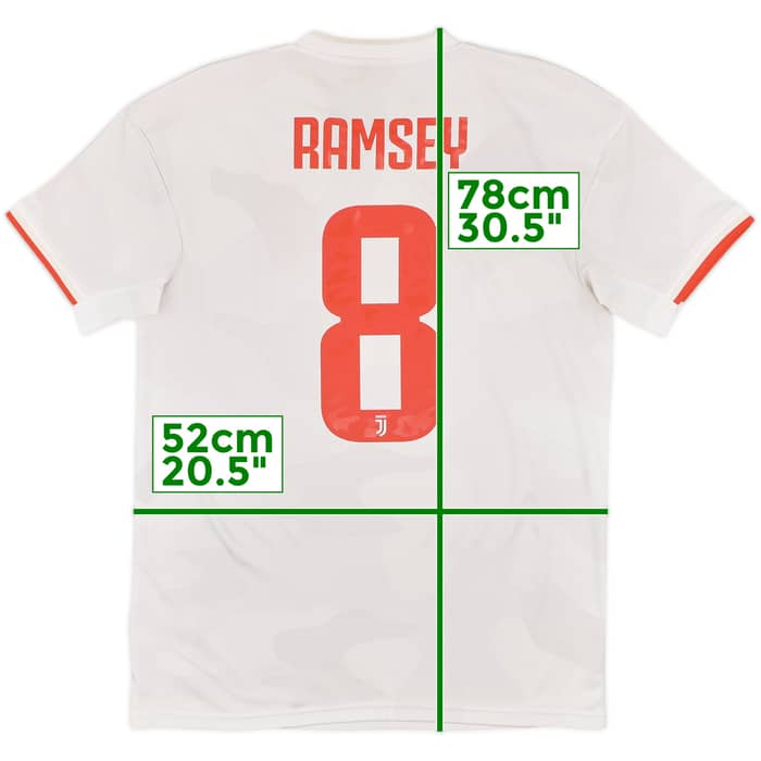 2019-20 Juventus Away Shirt Ramsey #8 - 8/10 - (M)