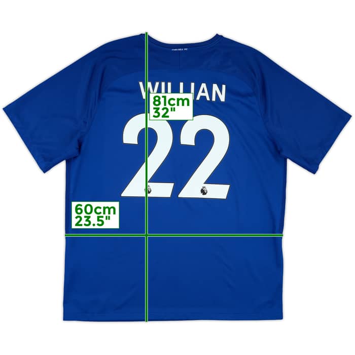 2017-18 Chelsea Home Shirt Willian #22 - 8/10 - (XXL)