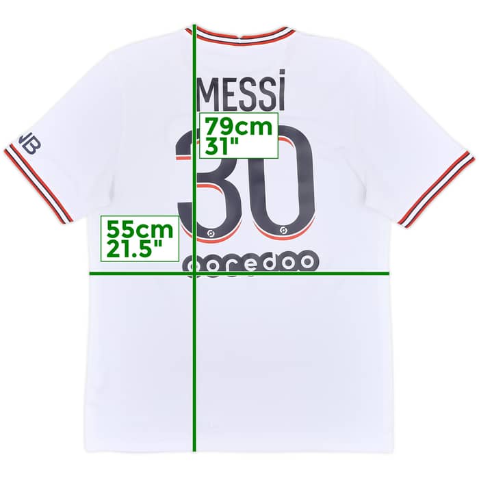 2021-22 Paris Saint-Germain Fourth Shirt Messi #30 - 10/10 - (L)