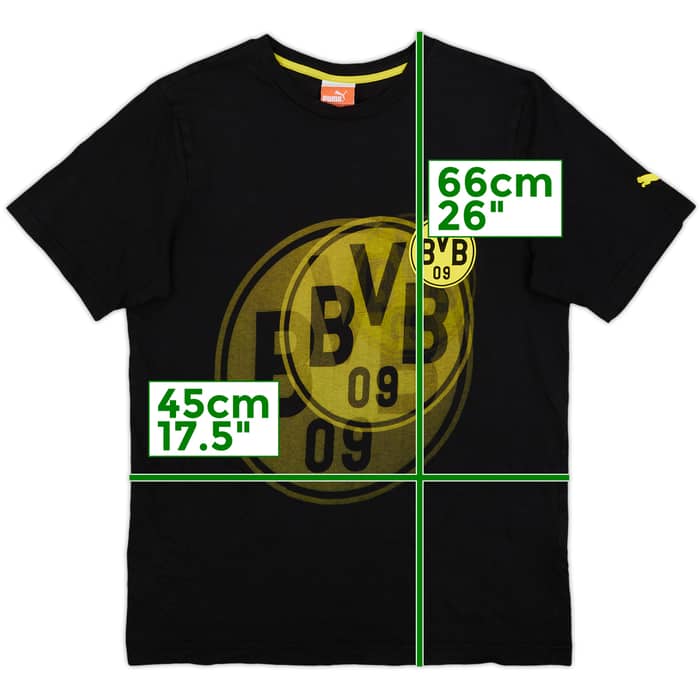 2016-17 Borussia Dortmund Puma Graphic Tee - 9/10 - (XL.Boys)