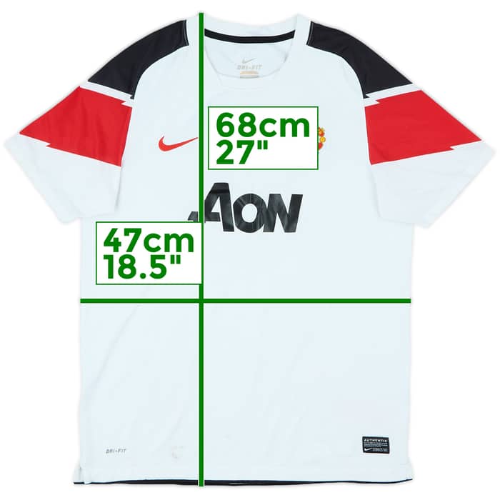 2010-12 Manchester United Away Shirt - 6/10 - (XL.Boys)