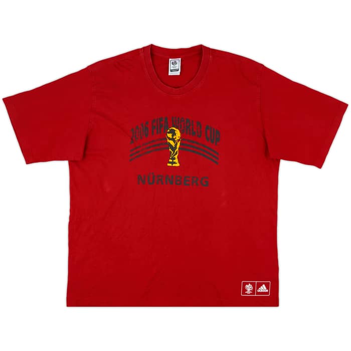 2006 adidas World Cup 'Nurnberg' Graphic Tee - 9/10 - (XL)