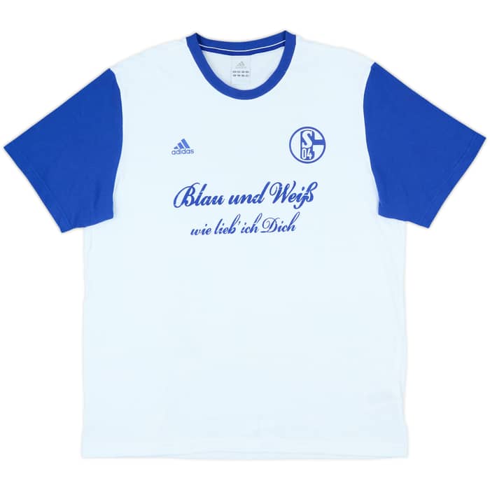 2012-13 Schalke adidas Cotton Tee - 8/10 - (XL)