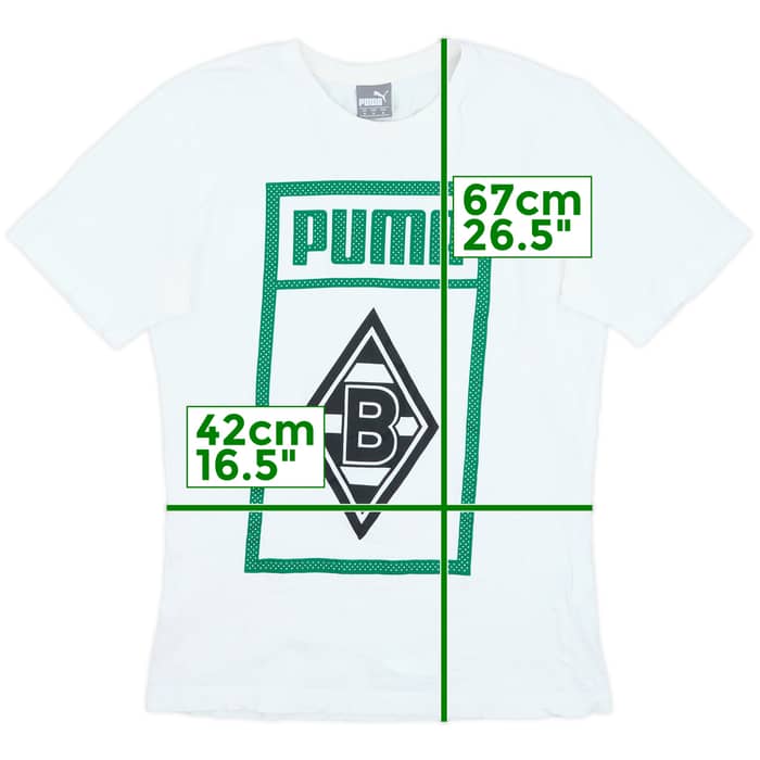 2018-19 Borussia Monchengladbach Puma Cotton Tee - 8/10 - (M)