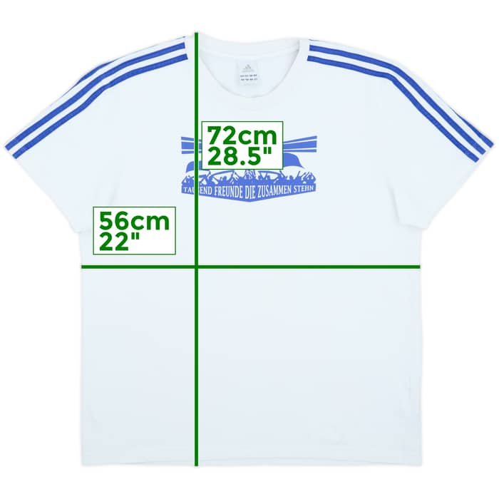 2011-12 Schalke adidas Cotton Tee - 9/10 - (XL)