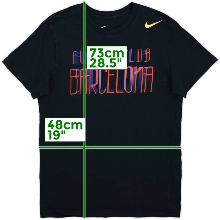 2014-15 Barcelona Nike Cotton Tee - 8/10 - (L)