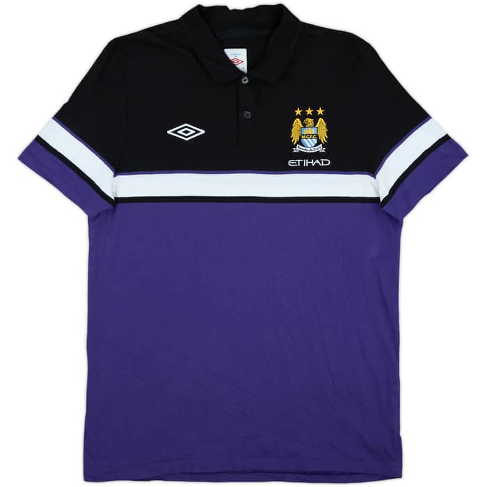 2010-11 Manchester City Umbro Polo Shirt - 8/10 - (XL)