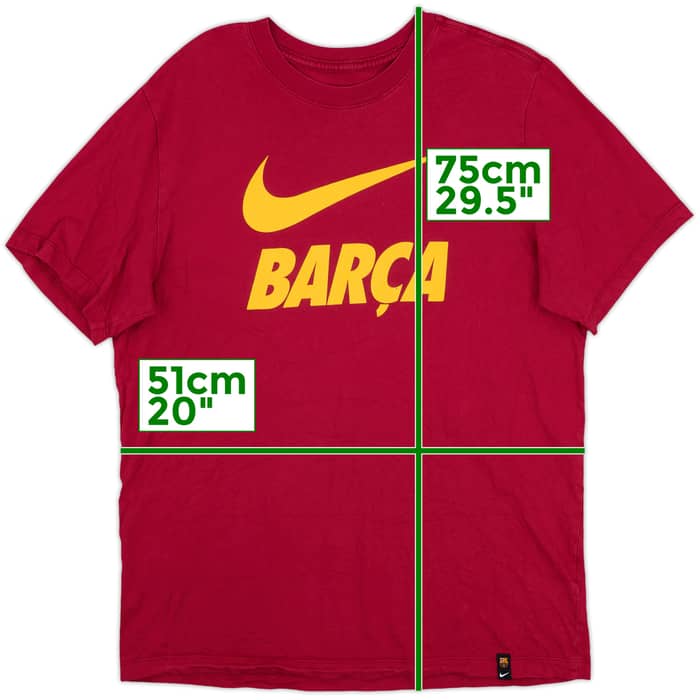 2016-17 Barcelona Nike Cotton Tee - 9/10 - (L)