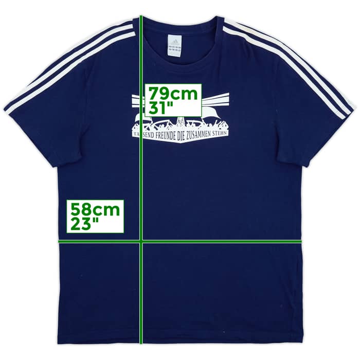 2011-12 Schalke adidas Cotton Tee - 9/10 - (XL)