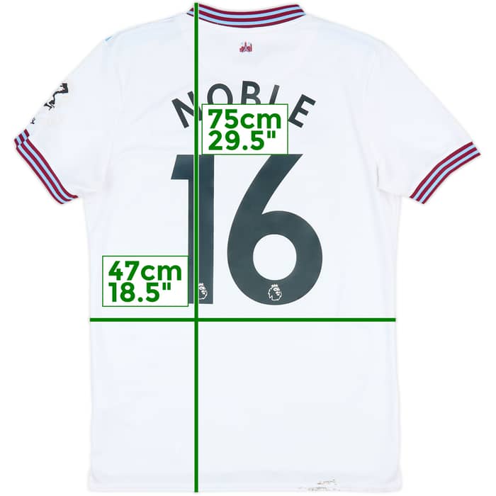 2019-20 West Ham Away Shirt Noble #16 - 6/10 - (M)
