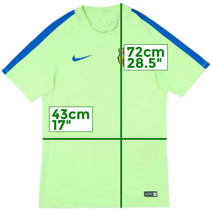 2017-18 Barcelona Nike Training Shirt - 5/10 - (S)