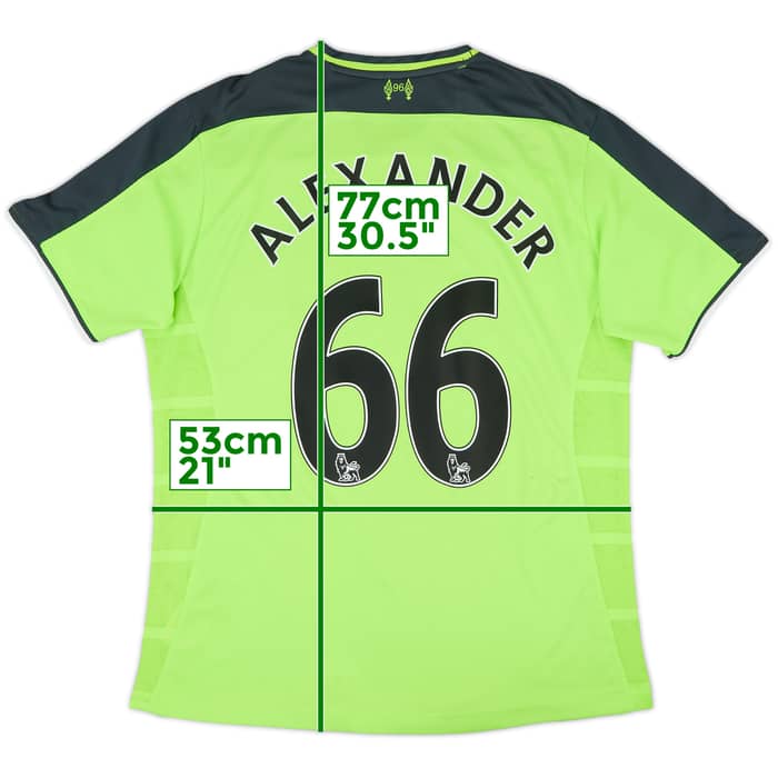 2016-17 Liverpool Third Shirt Alexander #66 - 7/10 - (L)