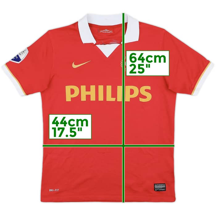 2013-14 PSV Centenary Home Shirt - 7/10 - (L.Boys)