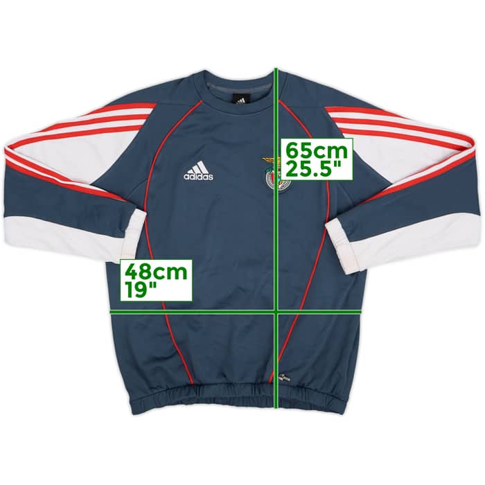 2005-06 Benfica adidas Sweat Top - 8/10 - (S/M)