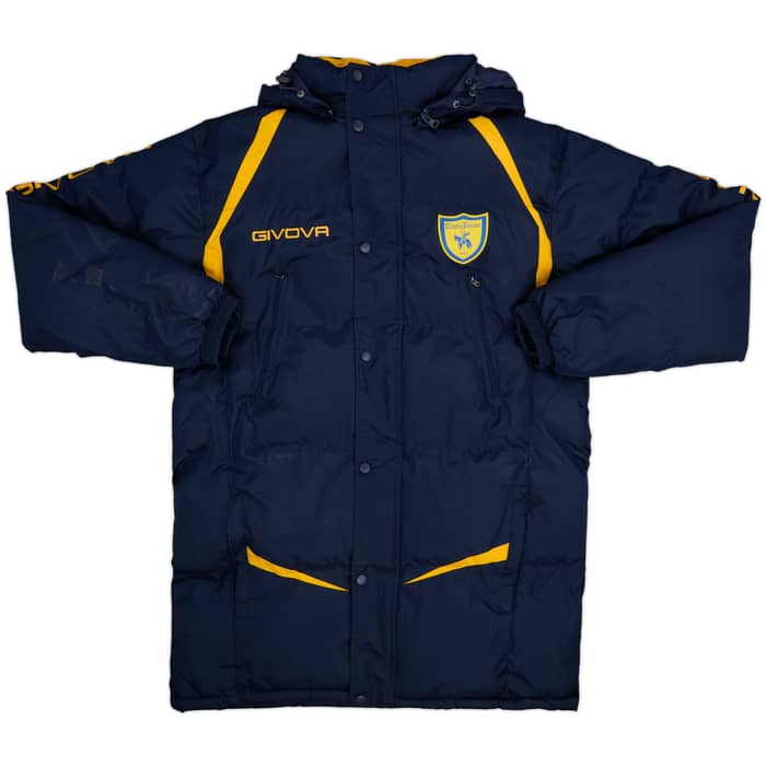2012-13 Chievo Verona Givova Hooded Padded Jacket - 10/10 - (XXL)