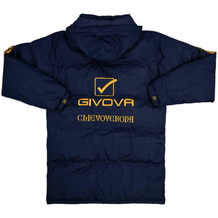 2012-13 Chievo Verona Givova Hooded Padded Jacket - 10/10 - (XXL)