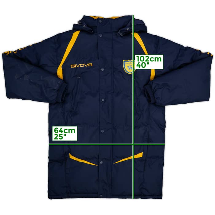2012-13 Chievo Verona Givova Hooded Padded Jacket - 10/10 - (XXL)