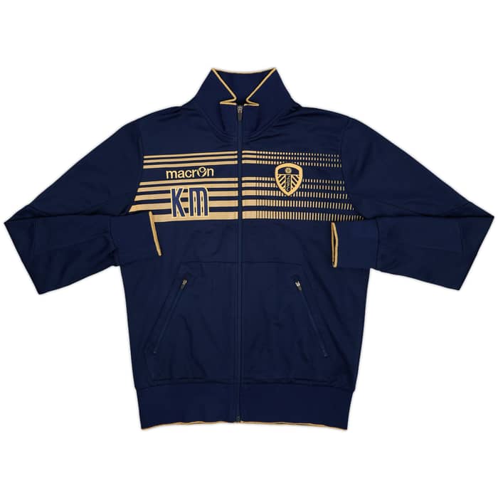2013-14 Leeds United Staff Issue Macron Track Jacket KM - 8/10 - (M)