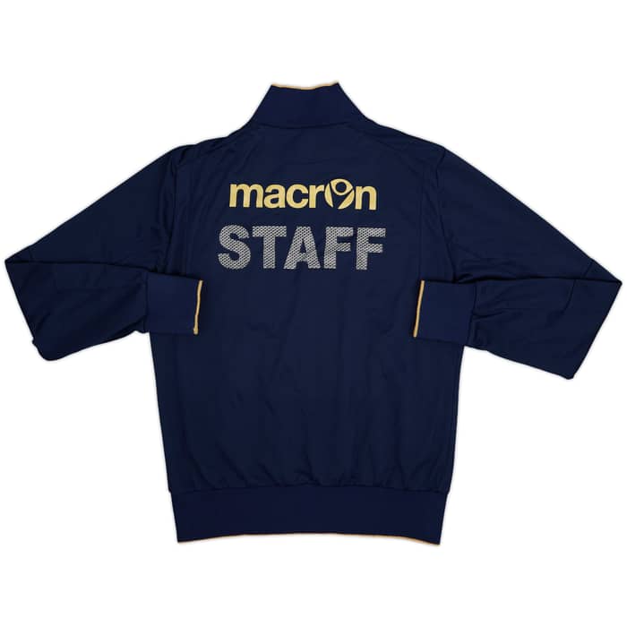 2013-14 Leeds United Staff Issue Macron Track Jacket KM - 8/10 - (M)
