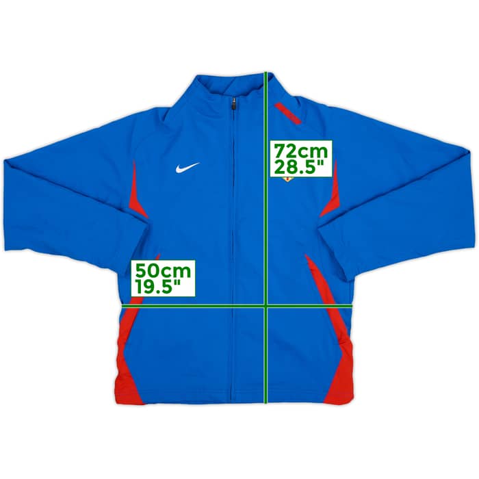 2007-08 Atletico Madrid Nike Track Jacket - 8/10 - (M)