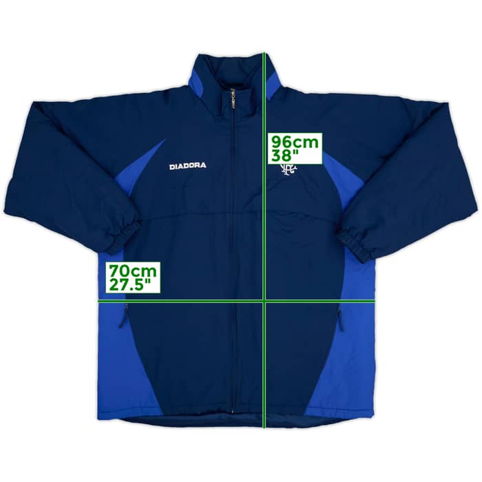 2003-04 Rangers Diadora Track Jacket - 8/10 - (XXL)