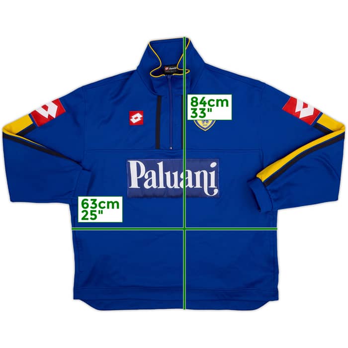 2006-07 Chievo Verona Lotto 1/4 Zip Drill Top - 8/10 - (XXL)