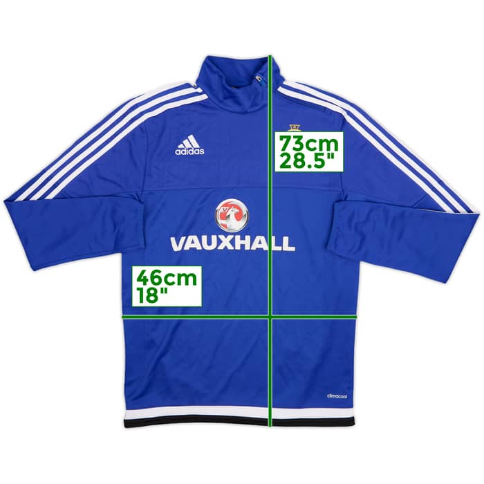 2015-16 Northern Ireland adidas Drill Top - 8/10 - (S)
