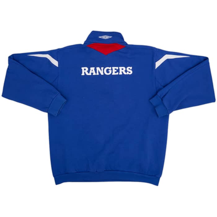 2005-06 Rangers Umbro 1/4 Zip Training Top - 8/10 - (L)