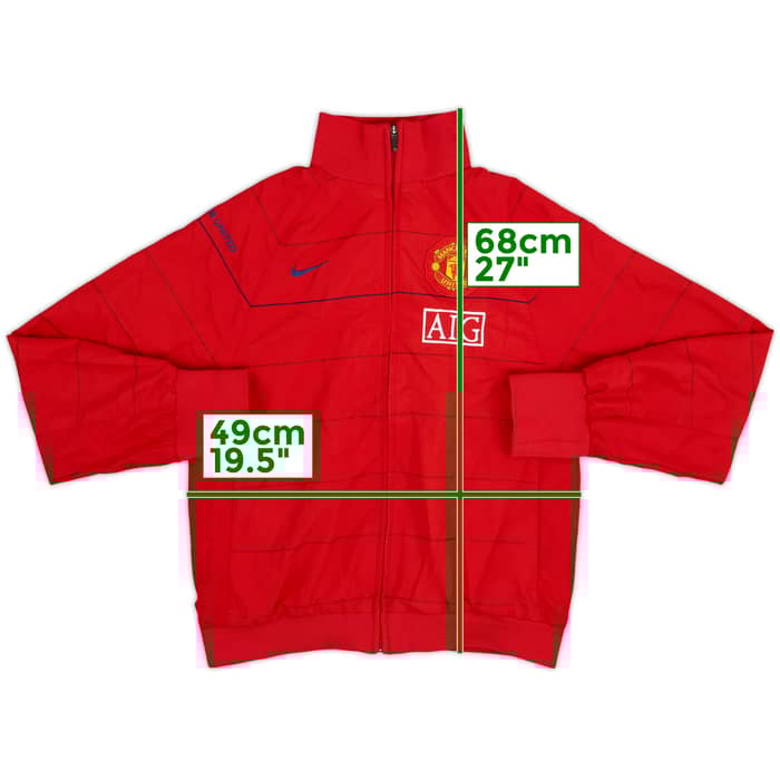 2008-09 Manchester United Nike Track Jacket - 8/10 - (S)