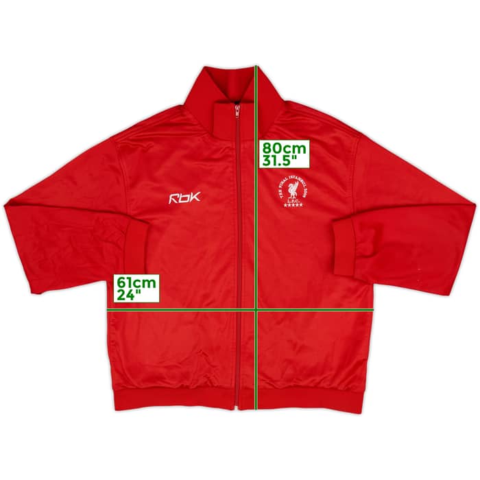 2005 Liverpool Reebok The Final Istanbul Track Jacket - 9/10 - (XXL)